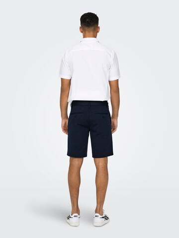 Only & Sons - regular Pantalón chino 'Mark' en azul