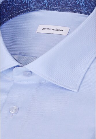 SEIDENSTICKER Slim fit Business shirt in Blue