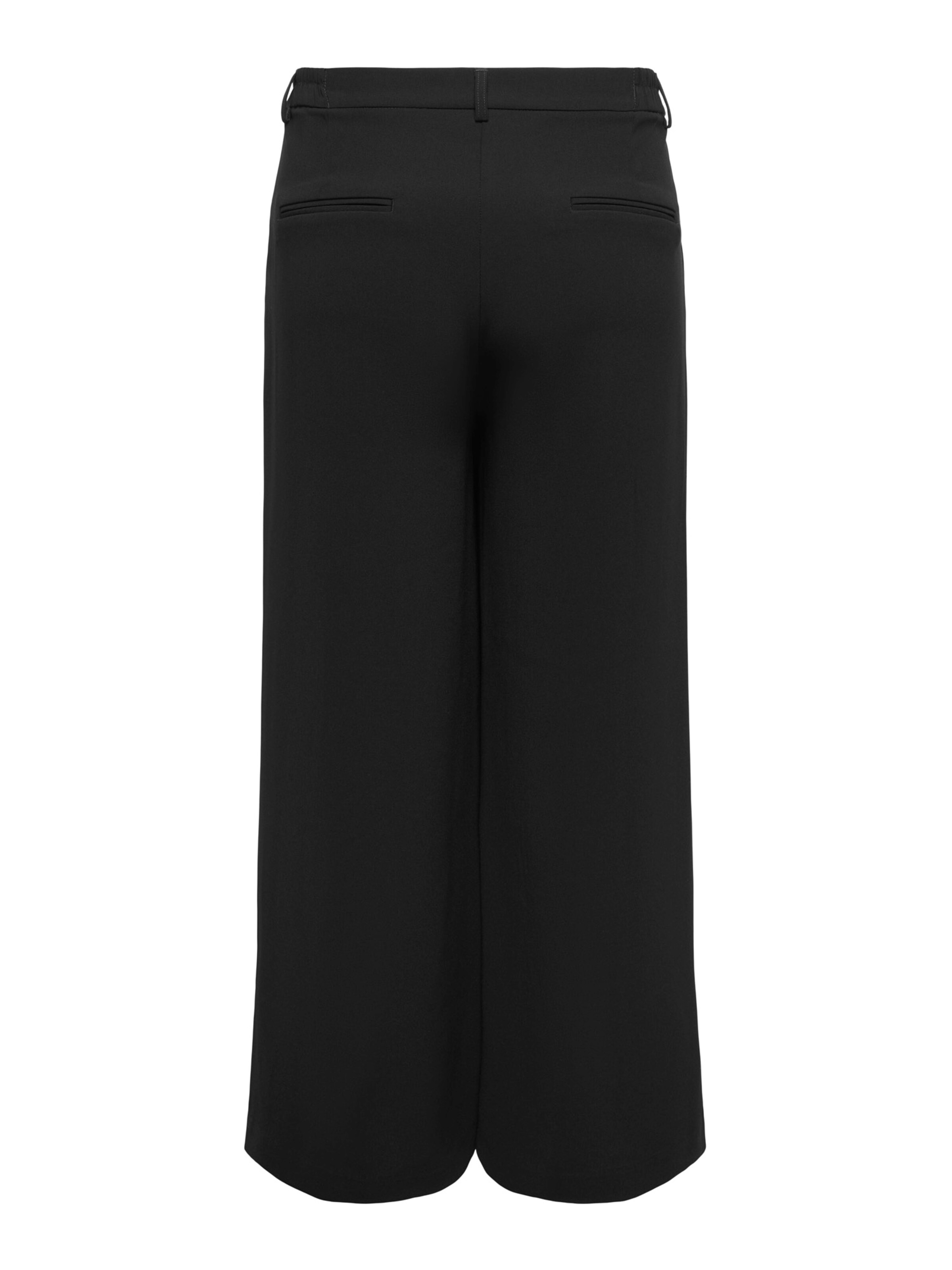 ONLY Carmakoma Wide leg Pleat-Front Pants 'CARYNDI' in Black