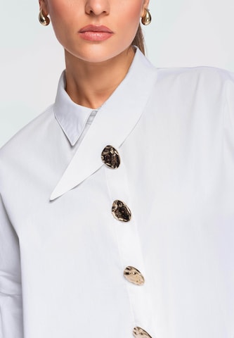 Ombre Blouse 'OW-SH-E0014' in Wit