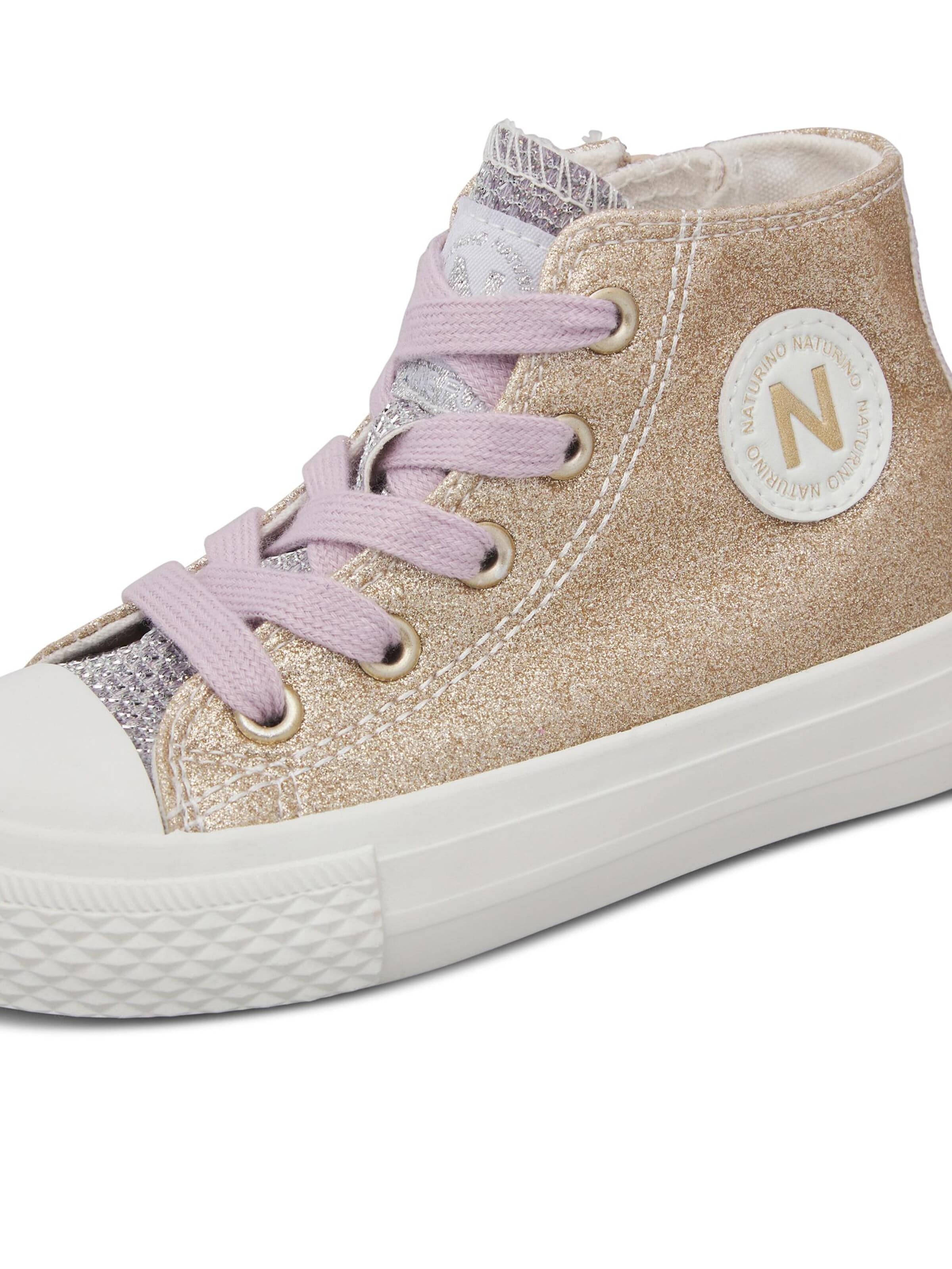 NATURINO Sneakers 'YLFAS.' in Goud