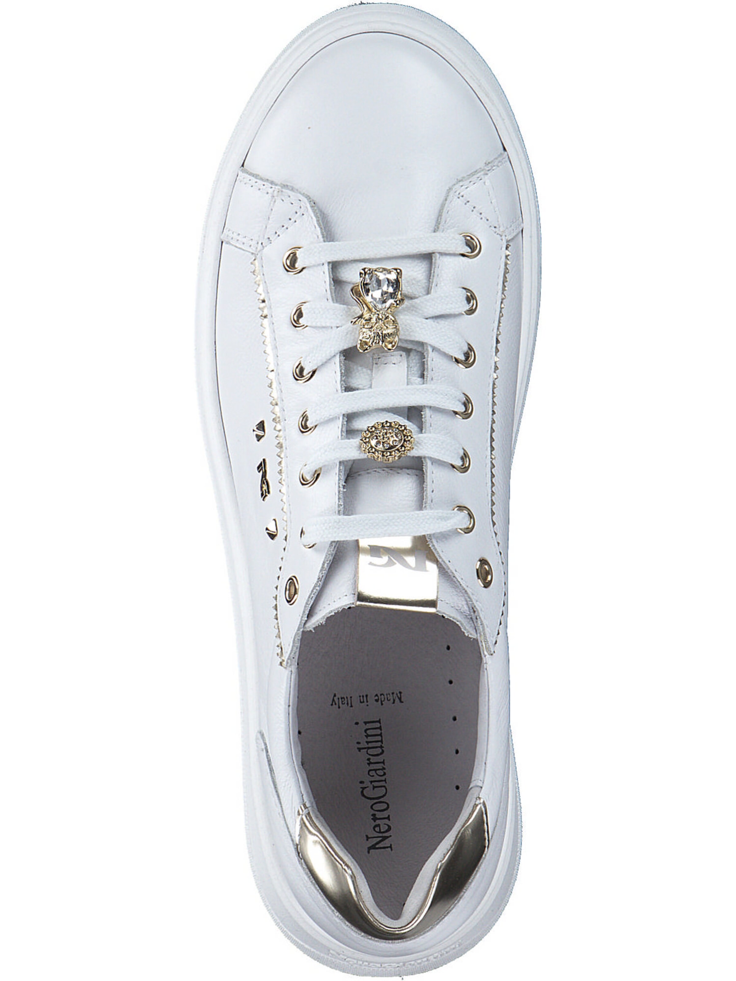 Baskets basses Nero Giardini en blanc