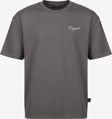 Crystal Paris Shirt 'Laville' in Grijs: voorkant