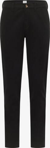 MUSTANG Regular Chino Pants in Black: front