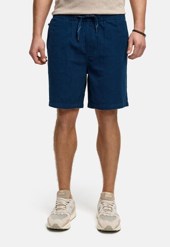 INDICODE JEANS Regular Pants 'Polle' in Blue: front