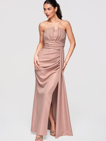 Robe de soirée Ombre en beige