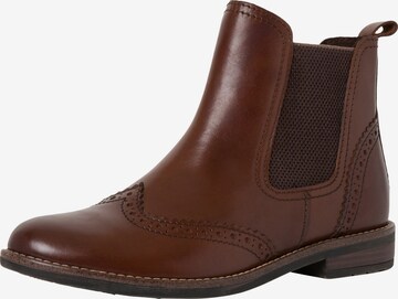 MARCO TOZZI Chelsea boots in Bruin: voorkant