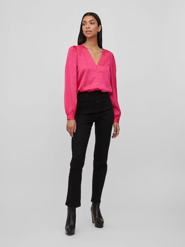 VILA - Blusa em rosa