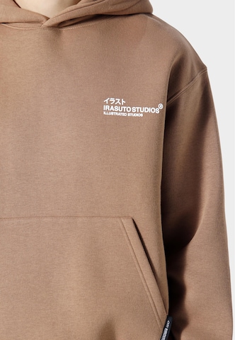 Felpa 'Crane' di Irasuto Studios in marrone