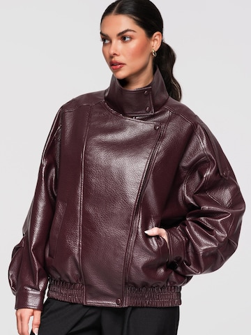 Ombre Between-season jacket in Red