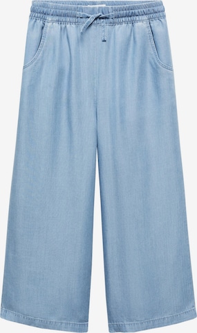 MANGO KIDS Loosefit Broek 'ELSA' in Blauw: voorkant