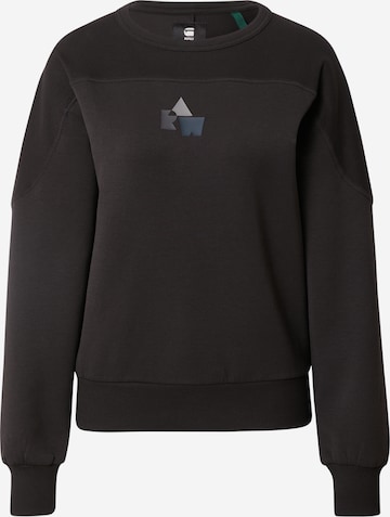 G-Star RAW Sweatshirt in Schwarz: predná strana