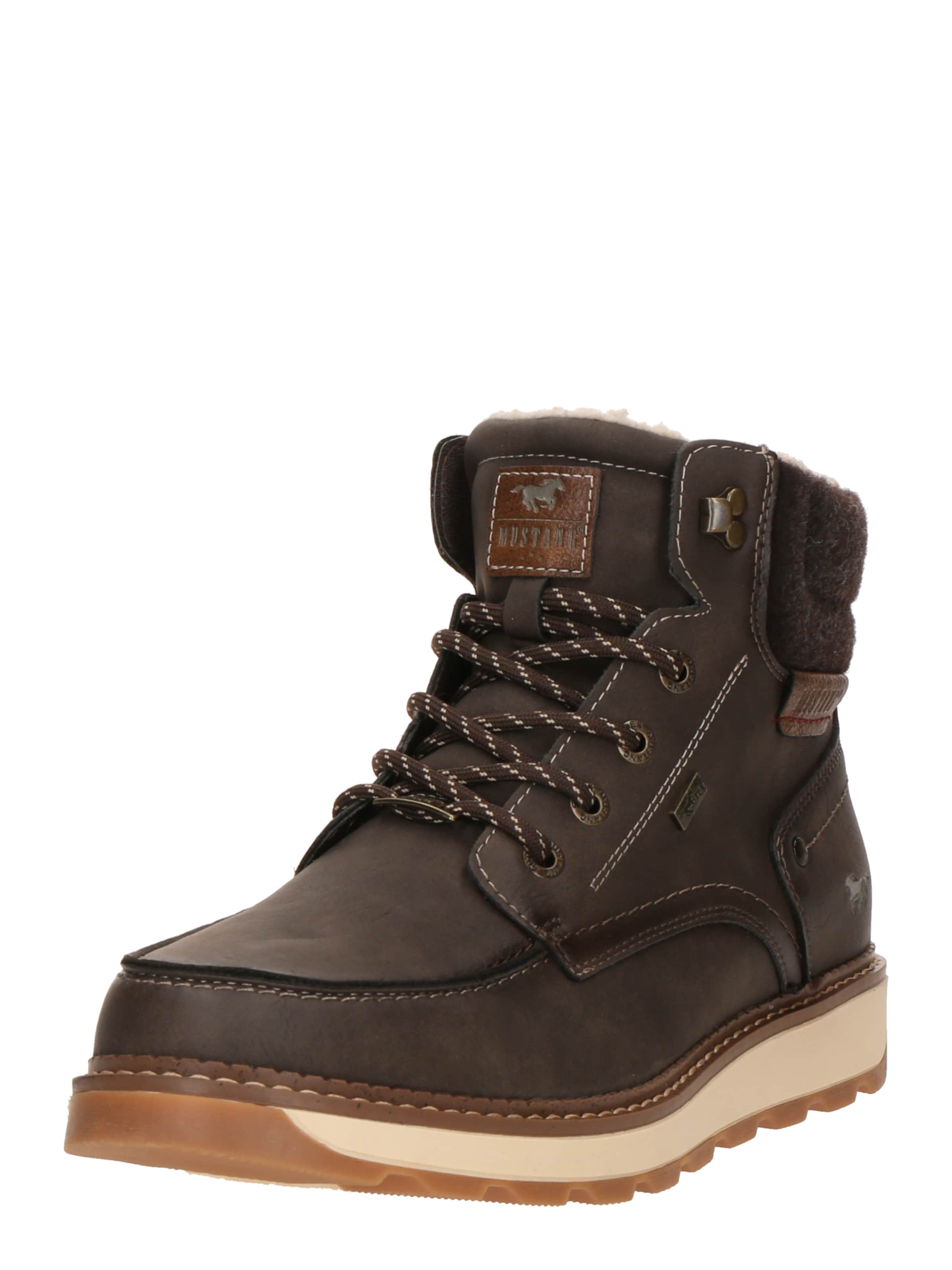 ruda MUSTANG Auliniai batai su raišteliais: priekis