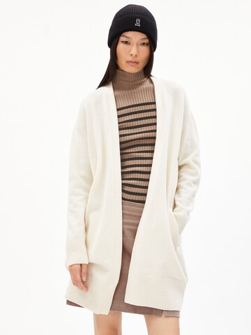 ARMEDANGELS Knit cardigan 'Kassandraa' in Beige: front