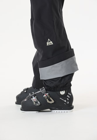 SOS Loosefit Skihose 'Kula' in Schwarz