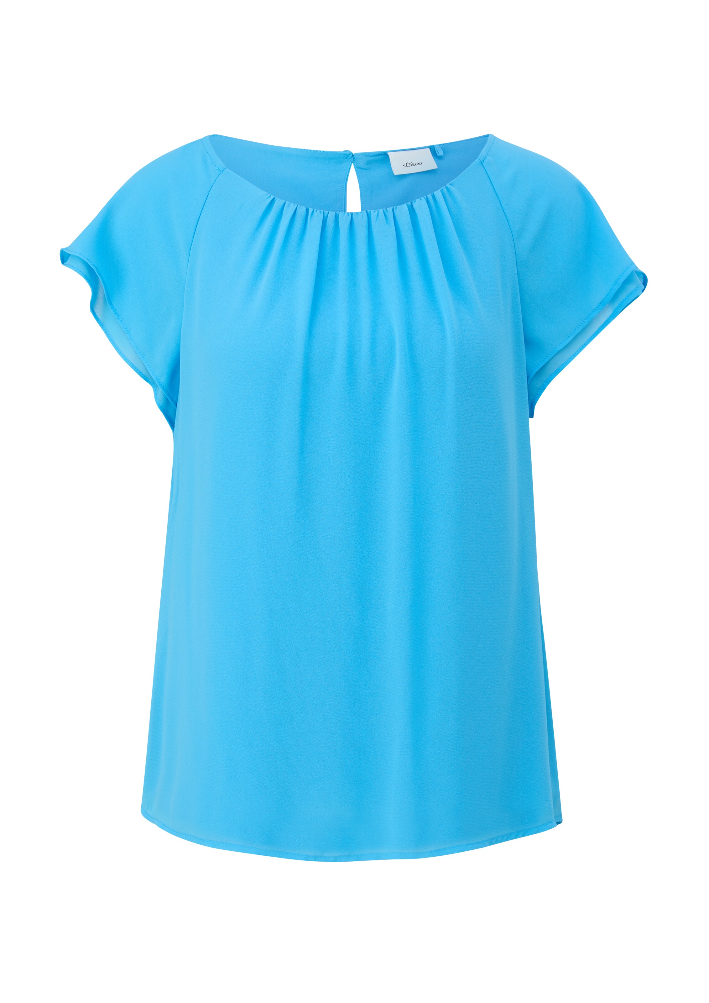 s.Oliver BLACK LABEL Bluse in Blau: Vorderseite
