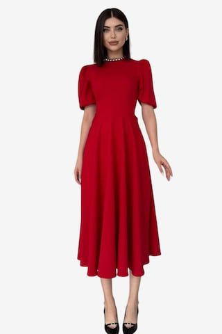WOMAN VISION Kleid in Rot: Vorderseite