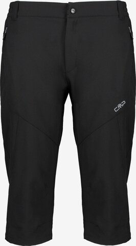 CMP Regular Outdoor Pants in Black: front