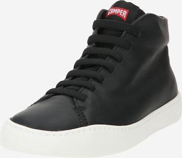 CAMPER High-Top Sneakers 'Peu Touring' in Black: front