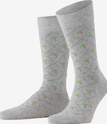 BURLINGTON Socken 'Palm Tree' in Grau: Vorderseite