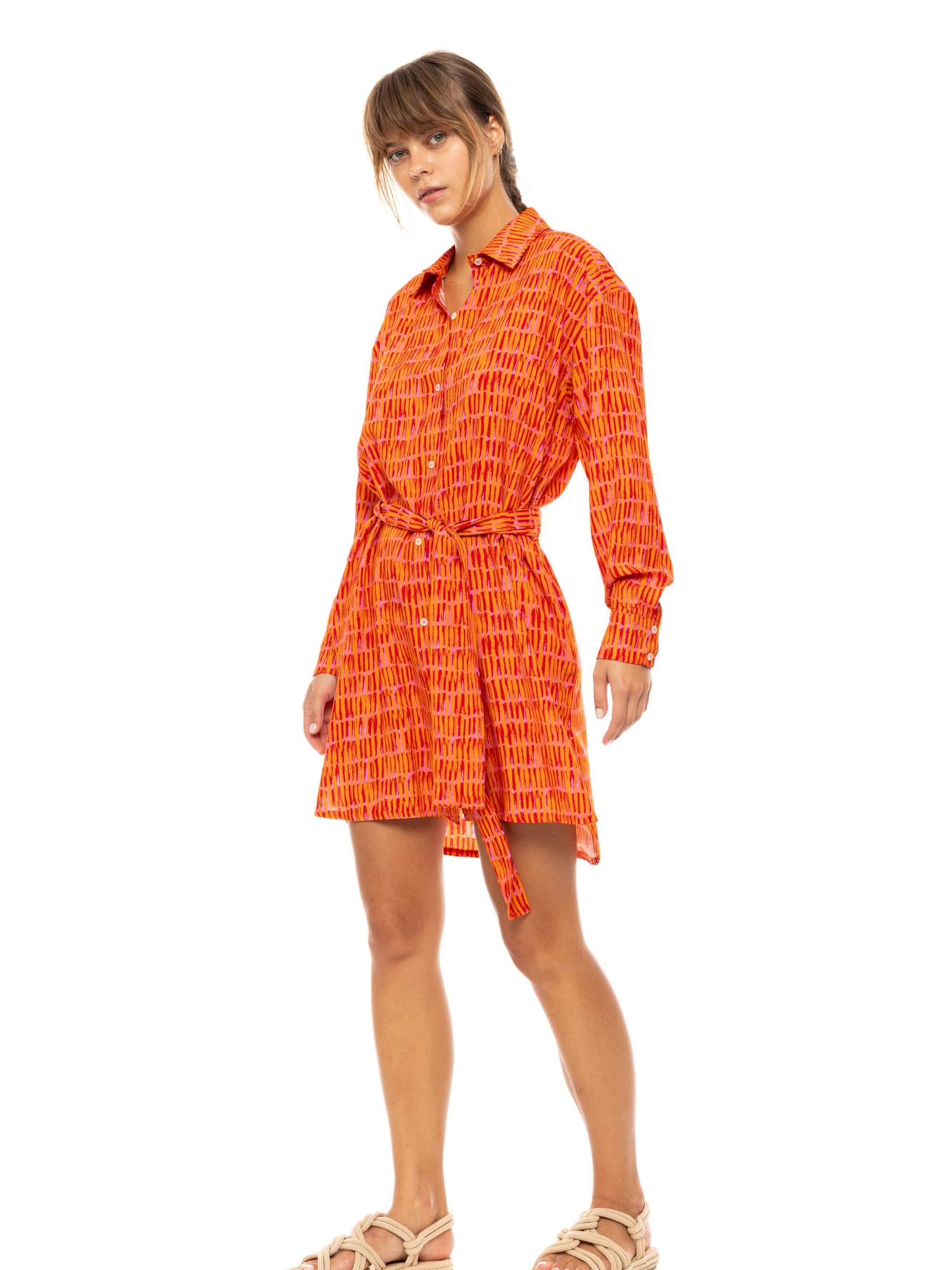 Pink Label Zomerjurk in Oranje