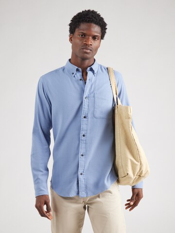 Coupe regular Chemise 'JWHBROOK' JACK & JONES en bleu : devant