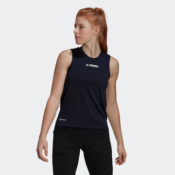 ADIDAS TERREX Sporttop in Zwart: voorkant