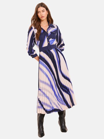 Lipsy Blousejurk in Blauw: voorkant