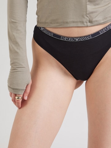 Emporio Armani Tangá - Čierna: predná strana