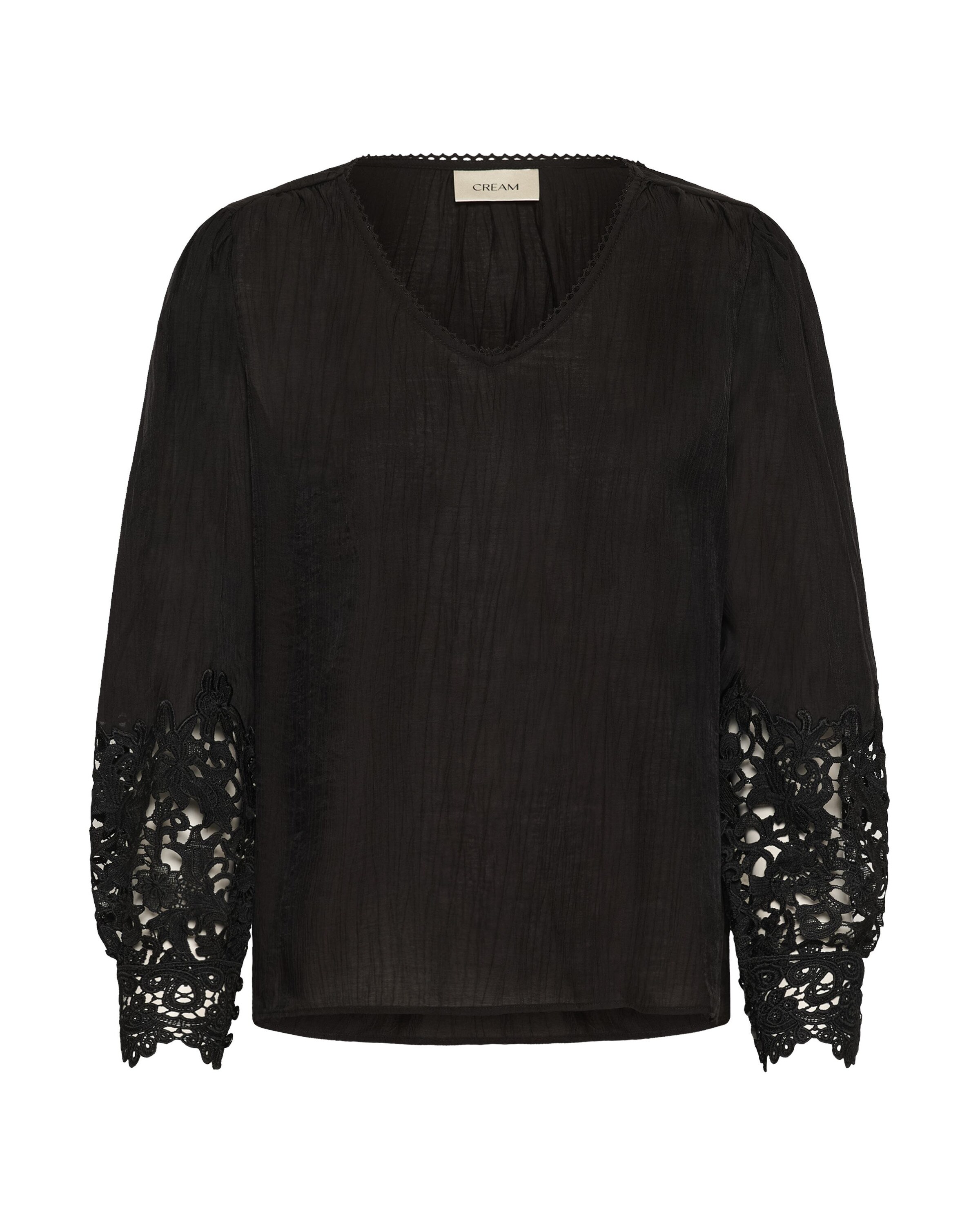 Cream Chemisier 'CRTina' en noir, Vue avec produit
