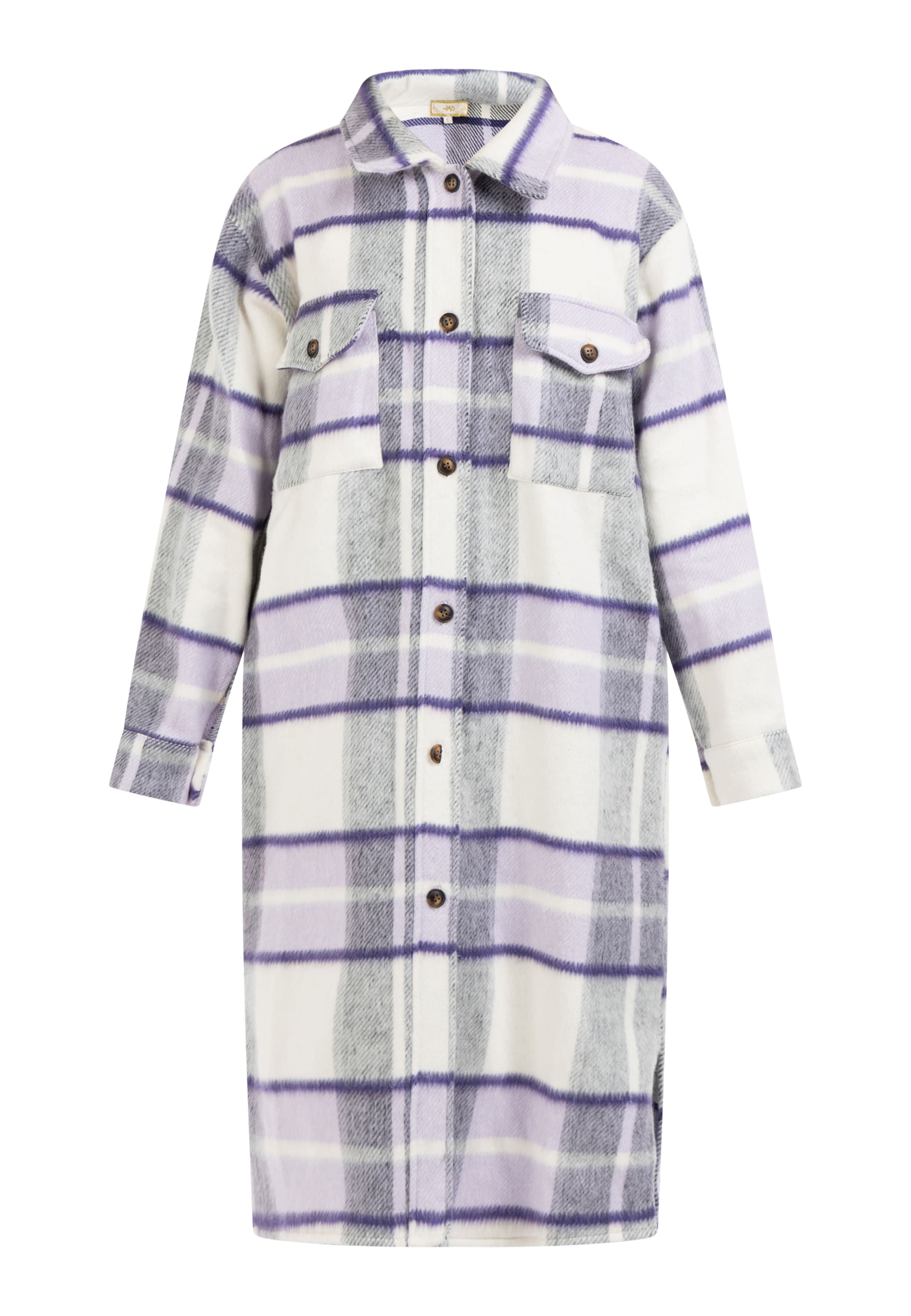 MYMO - Abrigo de entretiempo en lila: frente