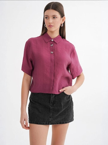 Camicia da donna di MixRay in lilla