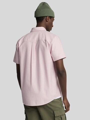 Lyle & Scott Regular fit Overhemd in Roze