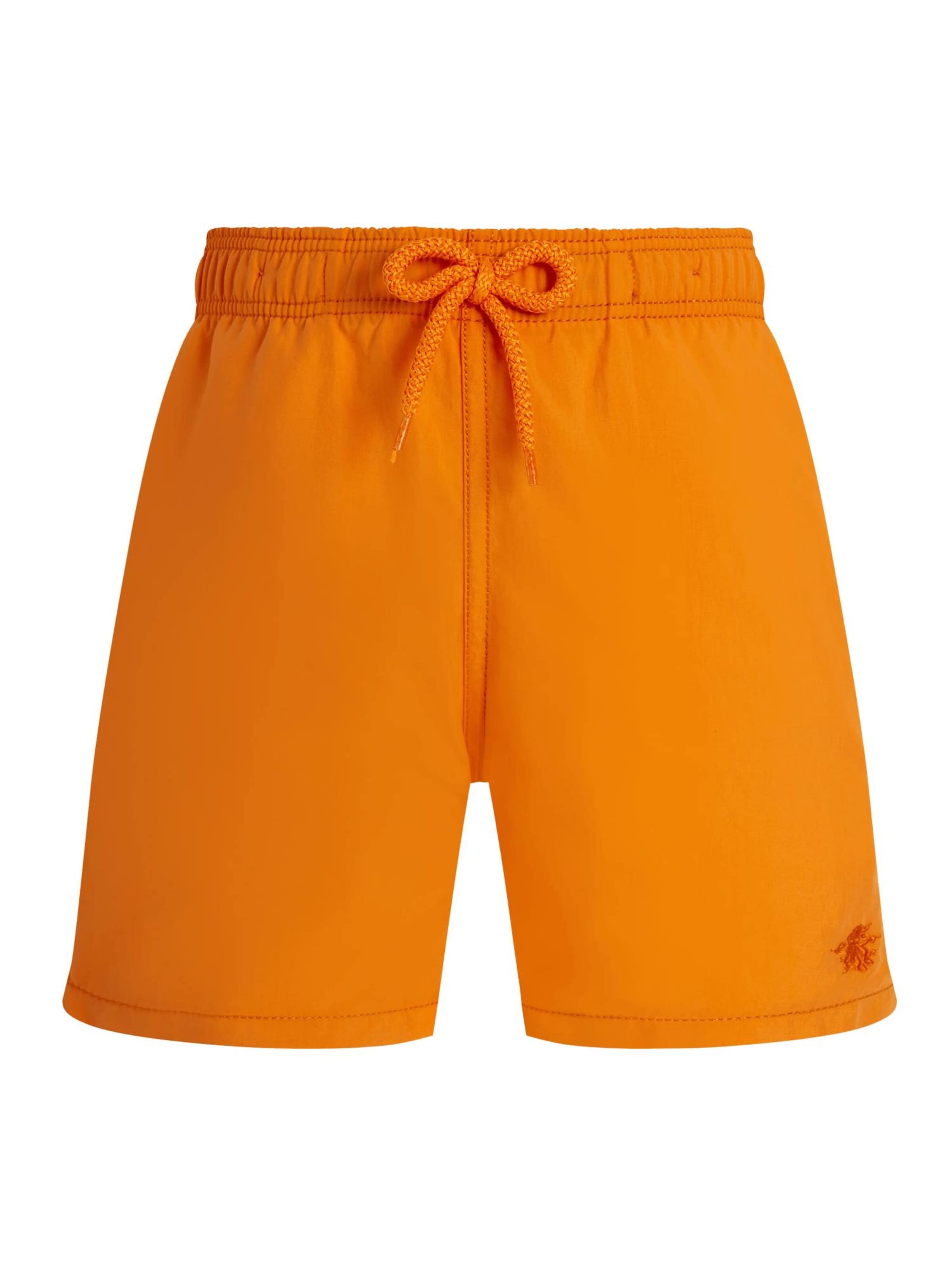 Shorts de bain Vilebrequin en orange : devant