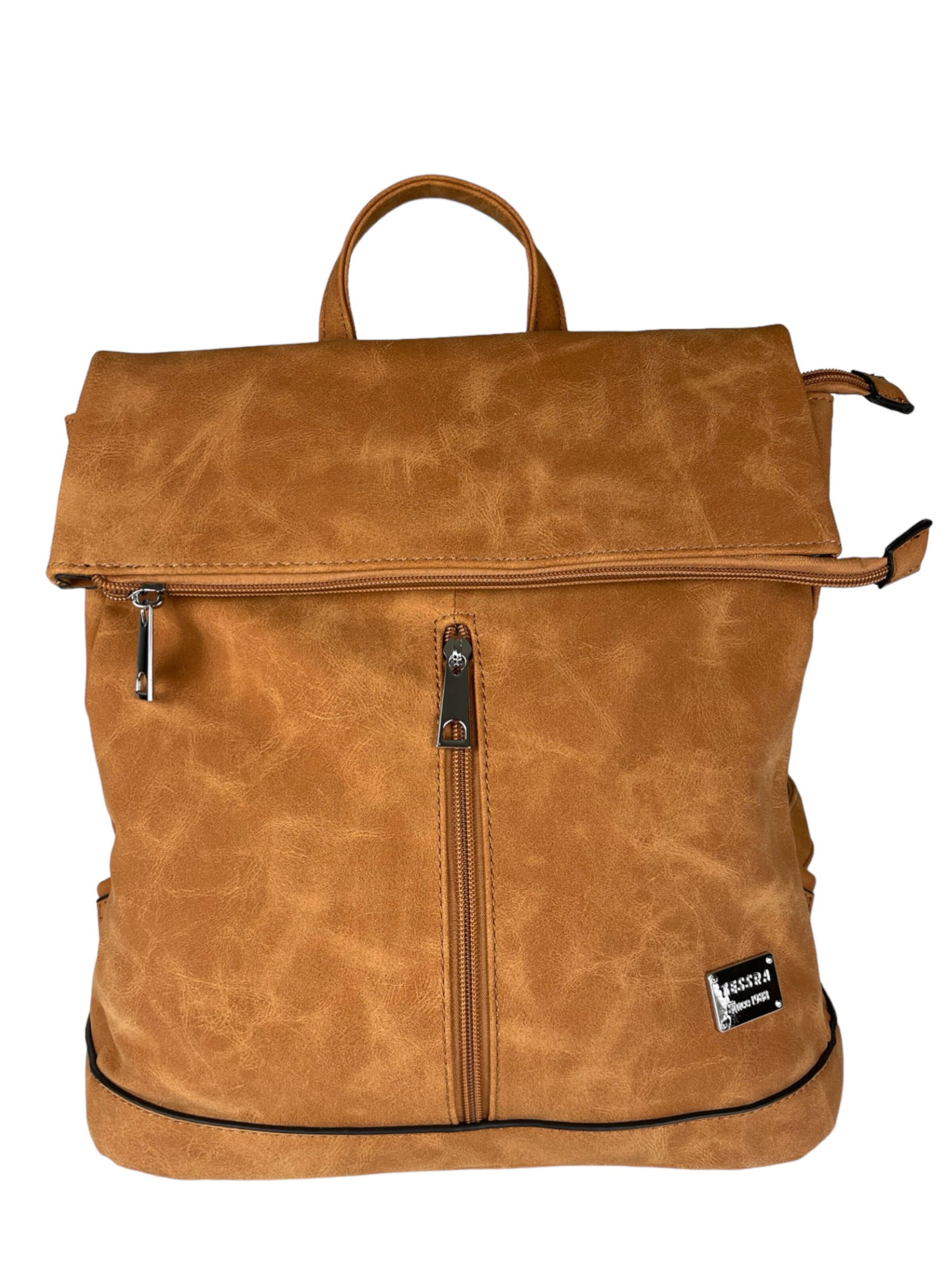 Sac à dos '2in1 Rucksacktasche' Kumixi en marron : devant