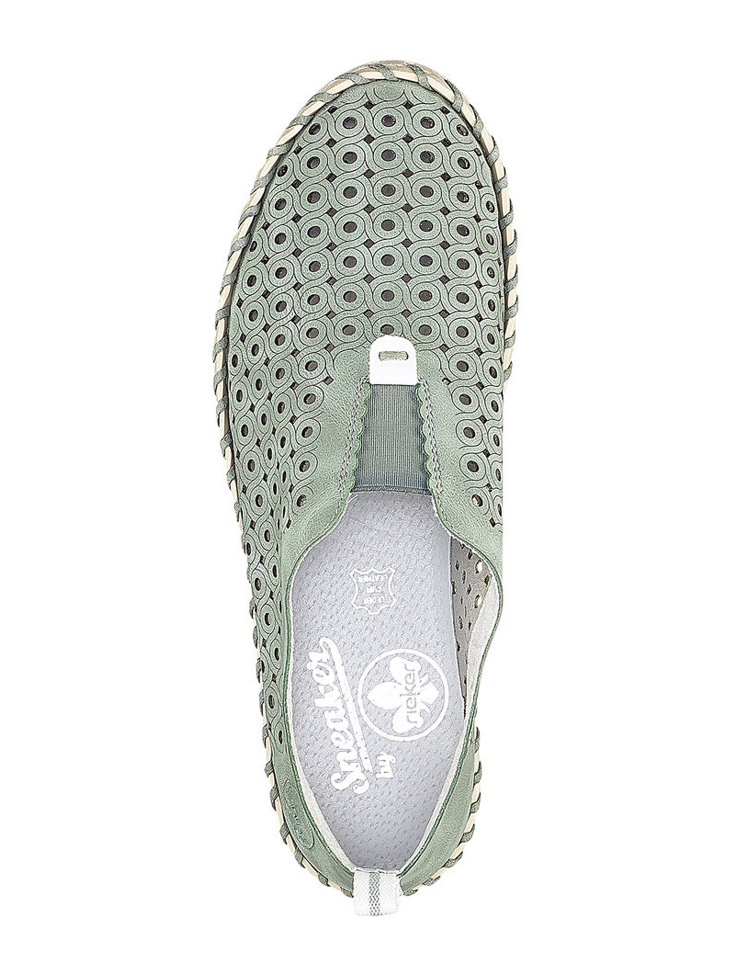 Chaussure basse Rieker en vert