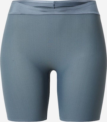 Pantalon modelant SLOGGI en bleu : devant