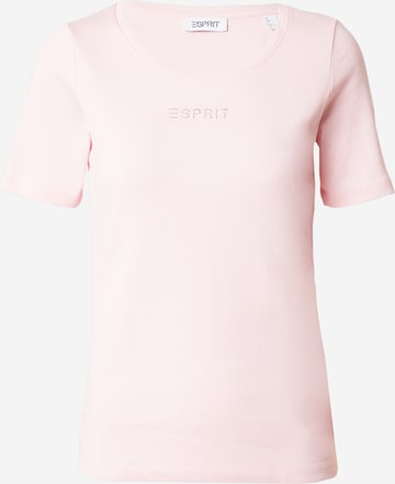 ESPRIT T-shirt i rosa: framsida