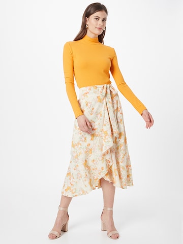 Gina Tricot - Saia 'Franie' em amarelo