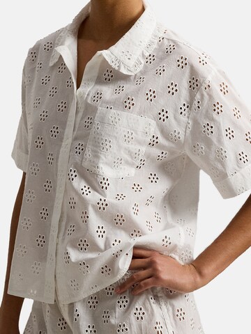 Pyjama ' Cotton Eyelet ' Polo Ralph Lauren en blanc