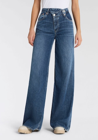 Herrlicher Wide Leg Jeans in Blau: Vorderseite