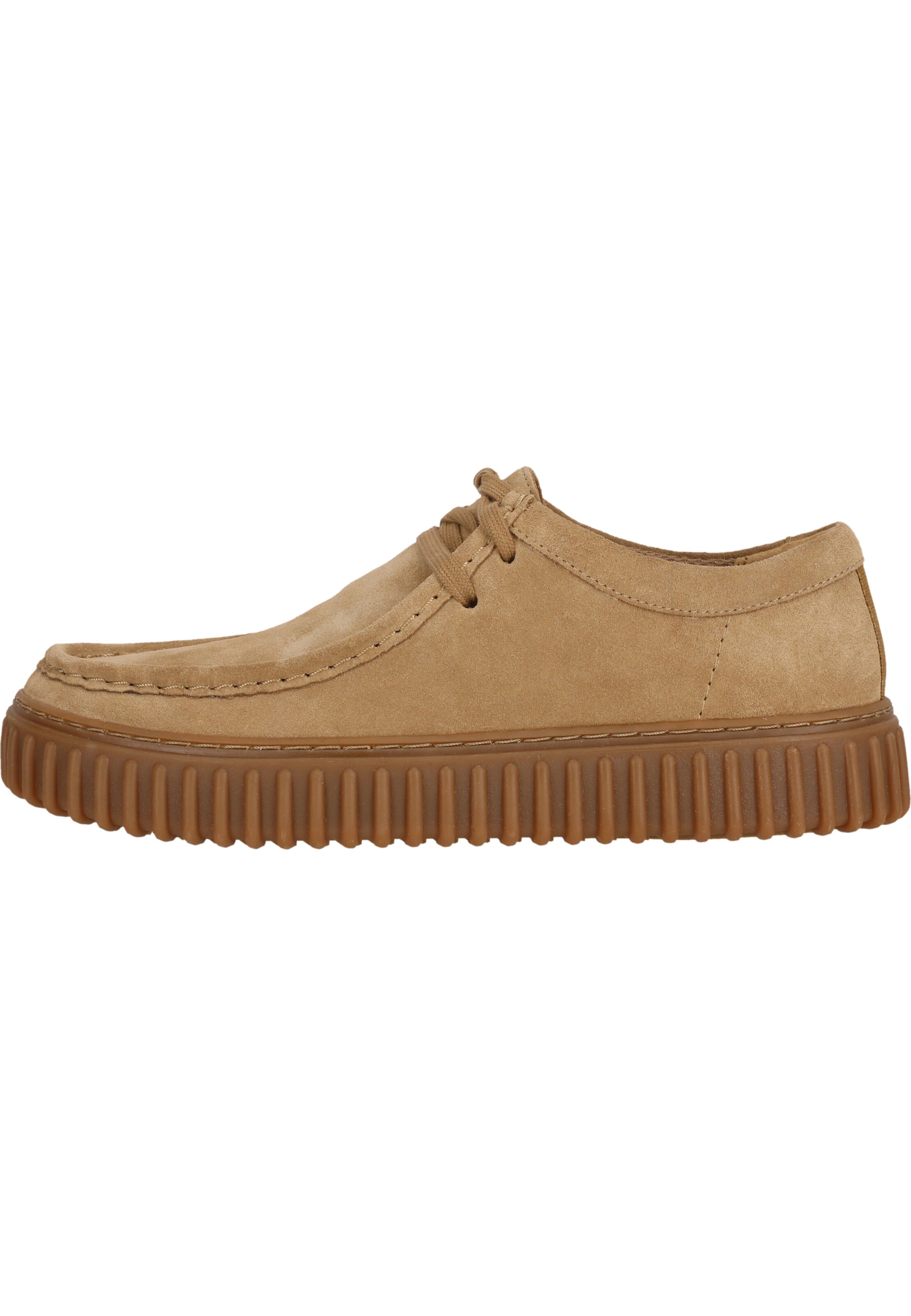 CLARKS Schnürschuhe 'Torhill Lo' in Beige