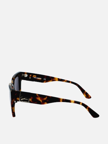 Karl Lagerfeld Zonnebril in Bruin