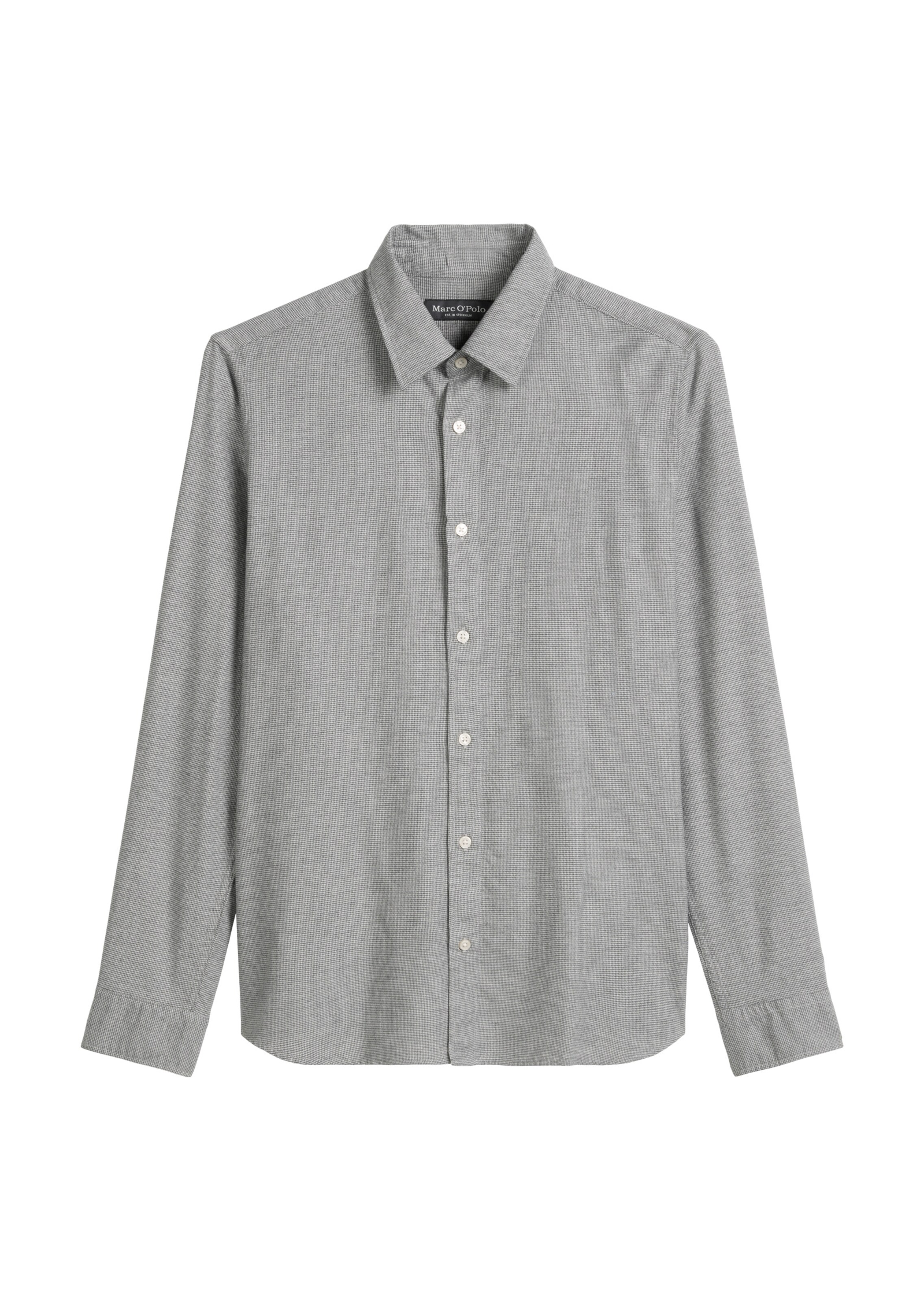 Marc O'Polo Button Up Shirt in Grey: front