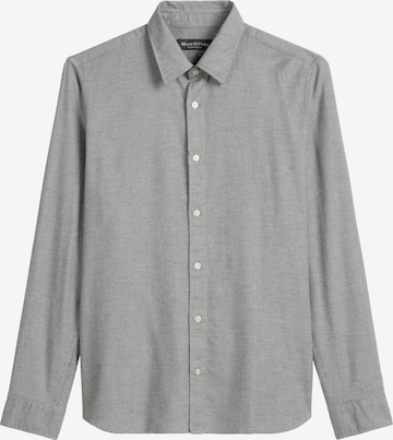 Marc O'Polo Regular Fit Hemd in Grau: Vorderseite