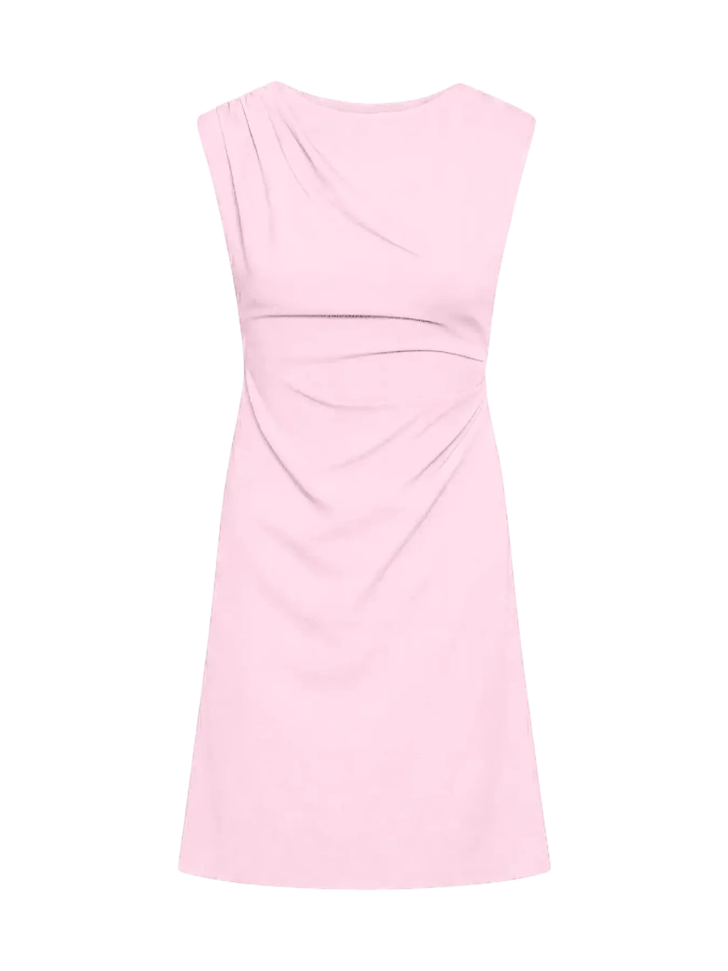 VERO MODA Dress 'Vero Moda Jurk Vmsmilla Ss O-neck Short Dress Exp 10354644  Dames' in Pink: front