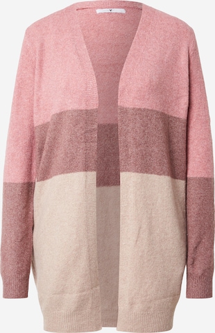 Hailys Knit Cardigan 'Lina' in Pink: front