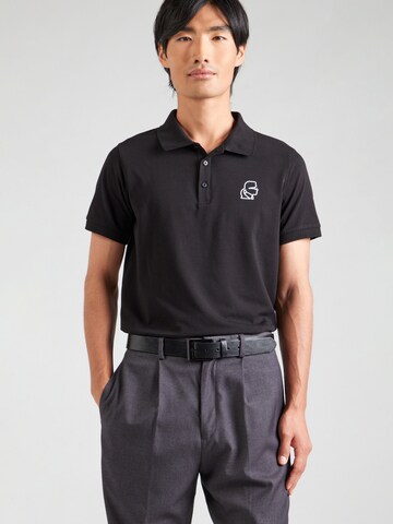 T-Shirt Karl Lagerfeld en noir : devant
