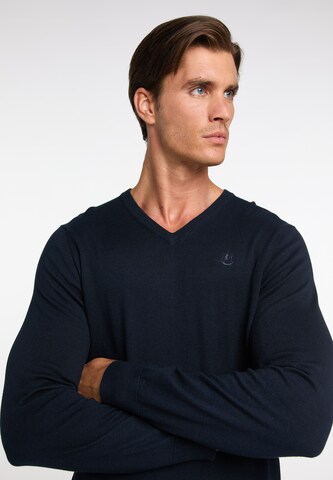 DreiMaster Klassik Pullover i blå