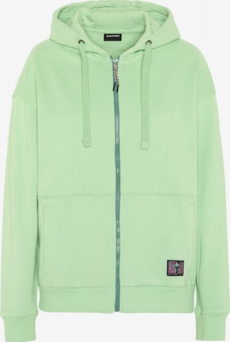 CHIEMSEE Sweatjacke in Grün: Vorderseite